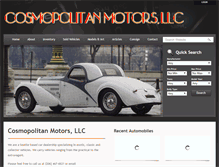 Tablet Screenshot of cosmopolitanmotors.com